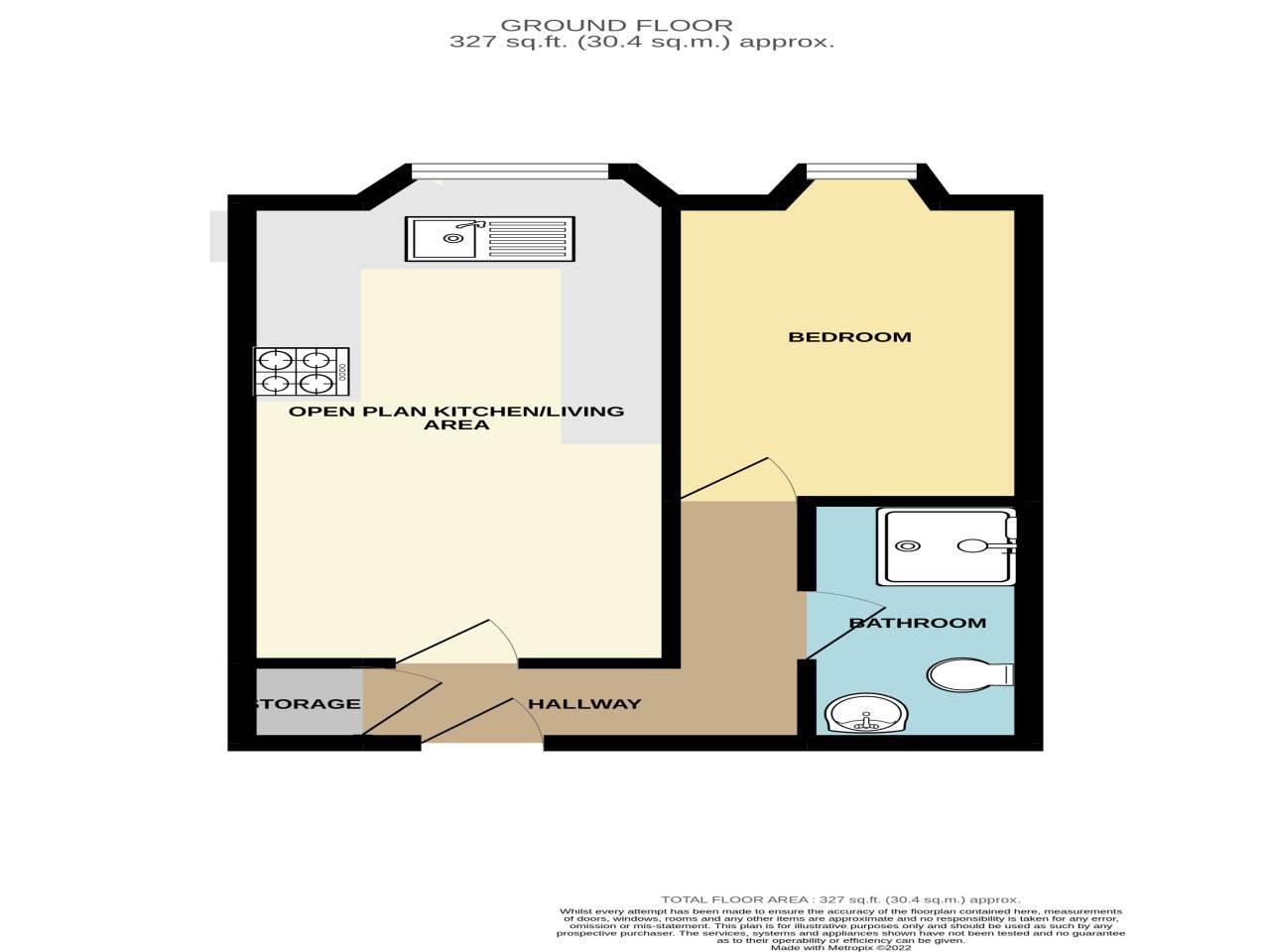 Floor plan of property