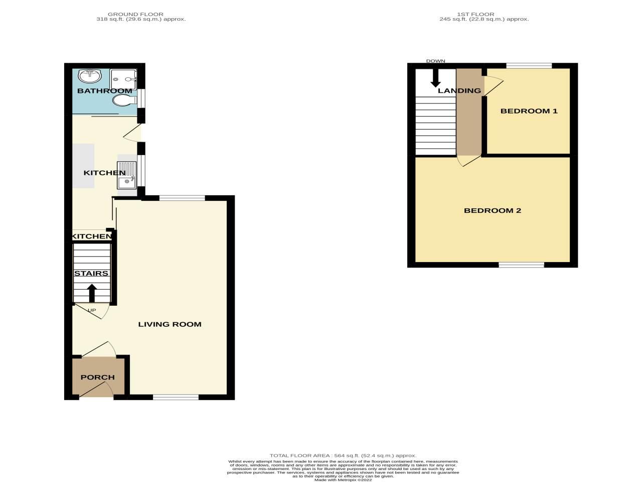 Floor plan of property