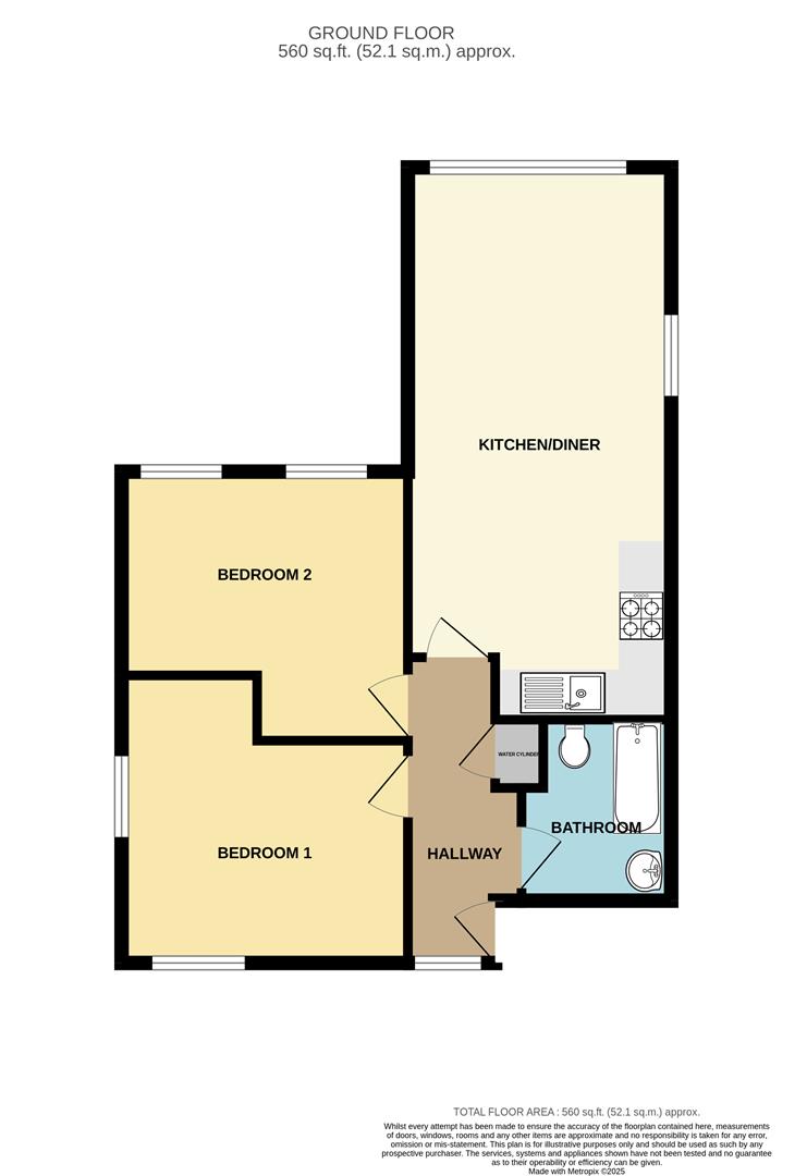 Floor plan of property