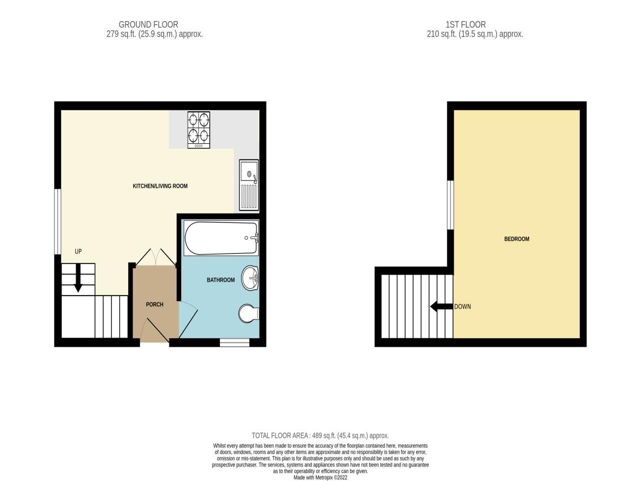 Floor plan of property