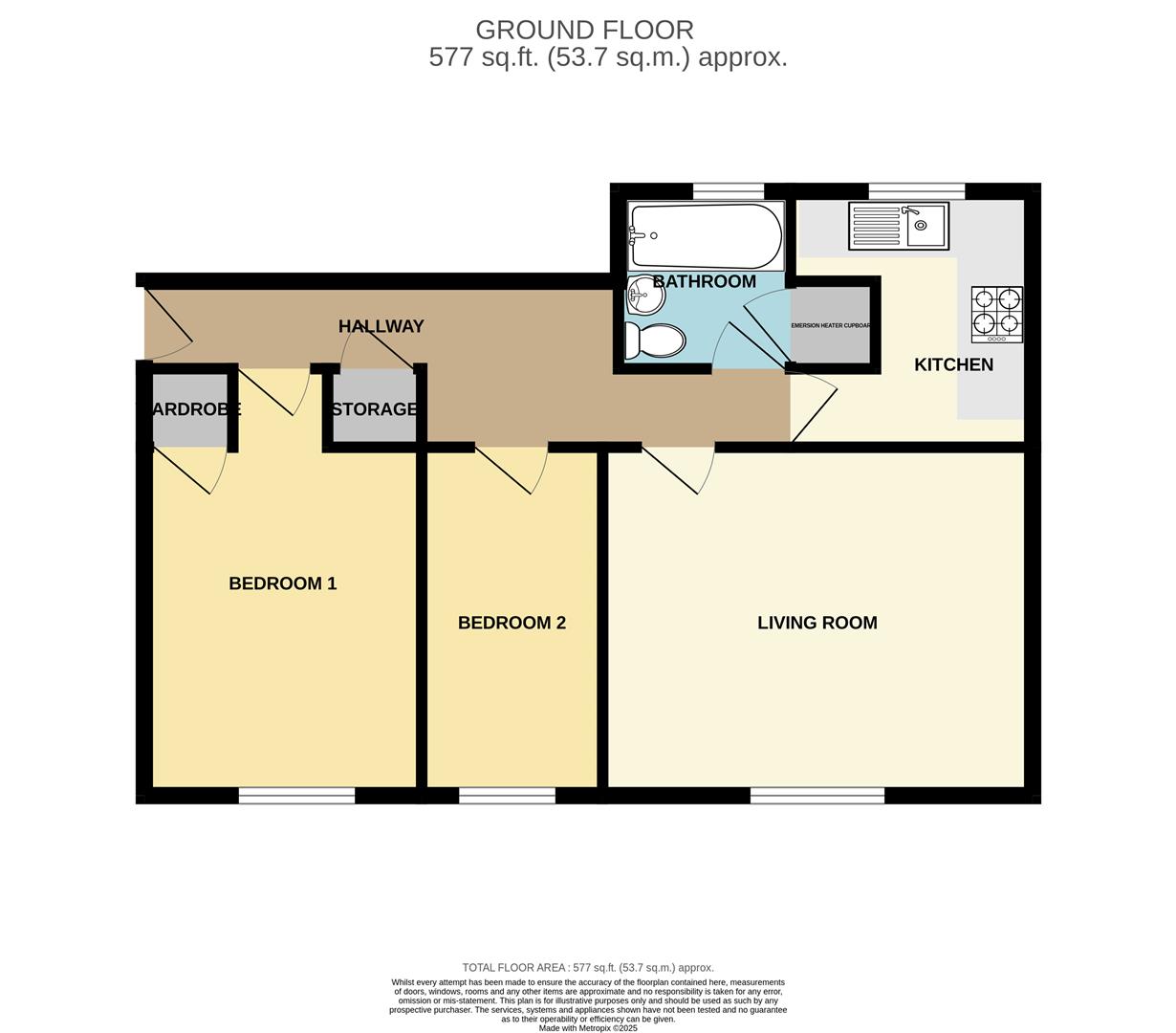 Floor plan of property