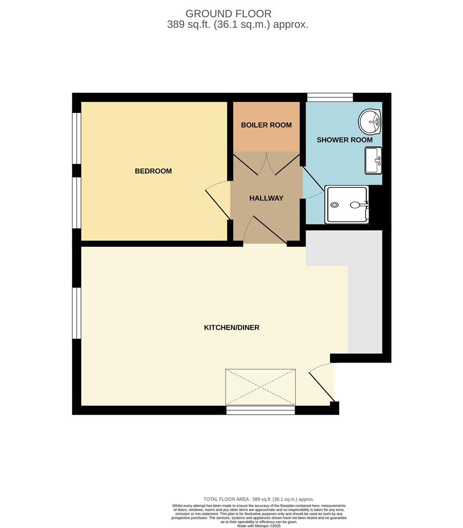 Floor plan of property
