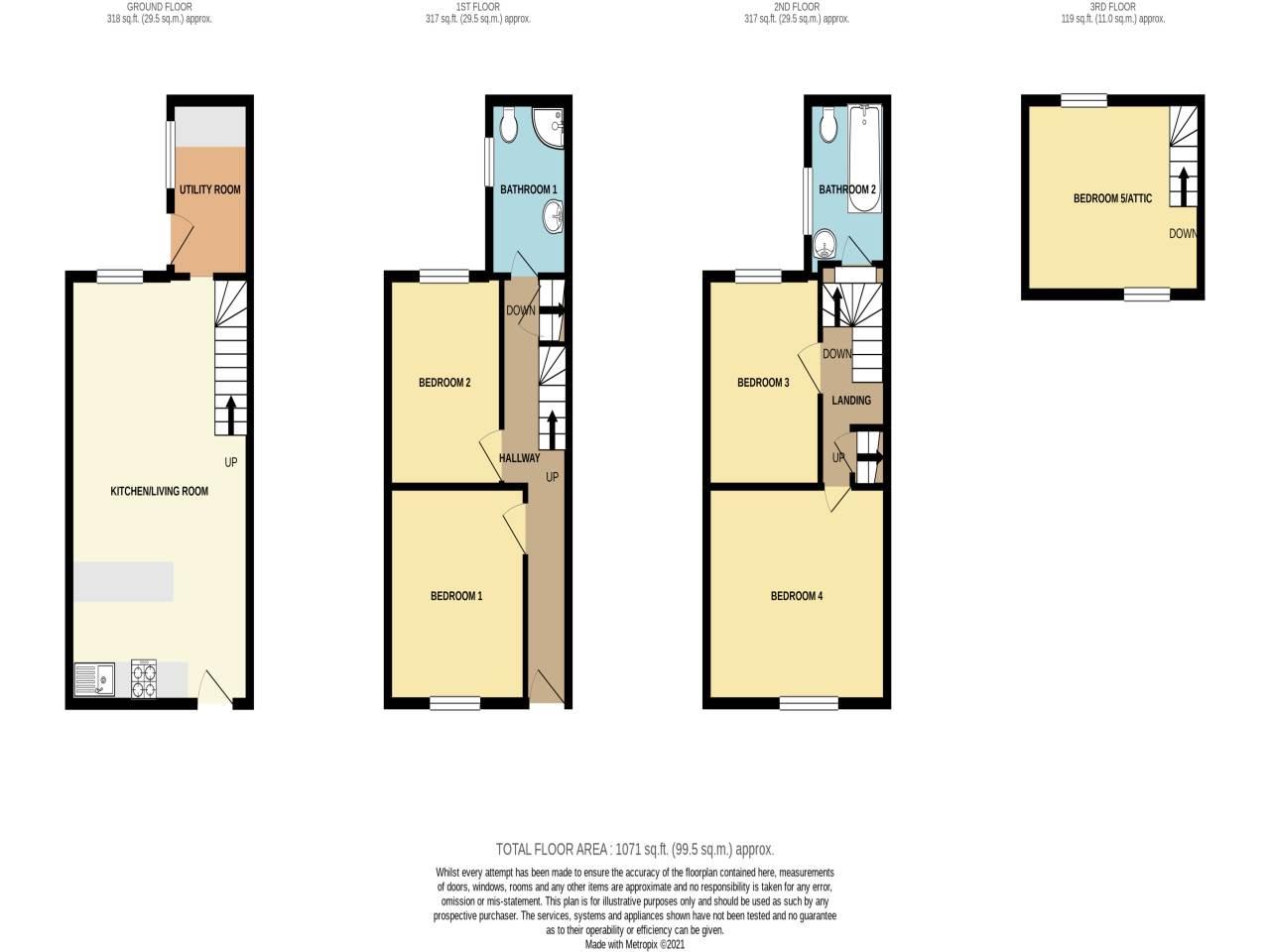 Floor plan of property