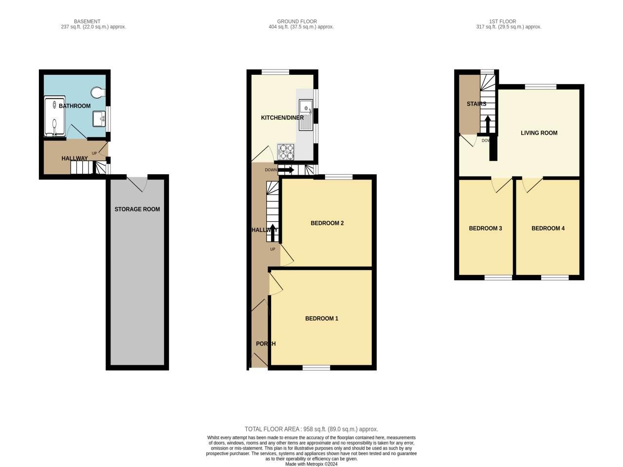 Floor plan of property