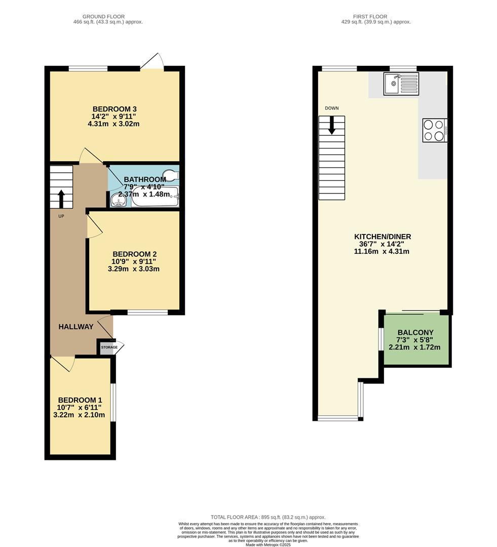 Floor plan of property