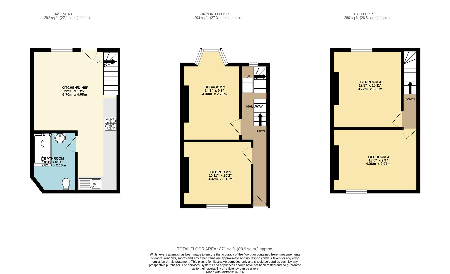 Floor plan of property