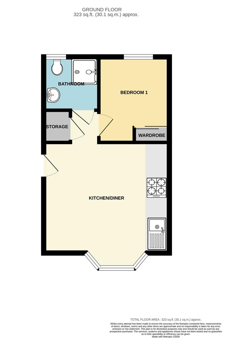 Floor plan of property